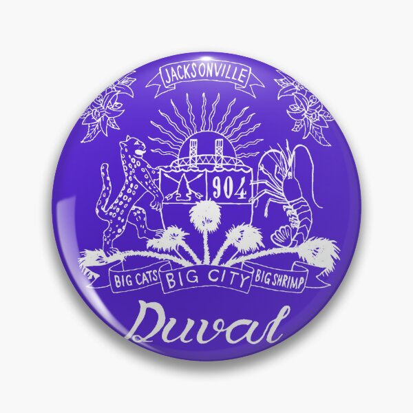 Item preview, Duval White Lettering on Purple designed and sold by DuvalCrest.
