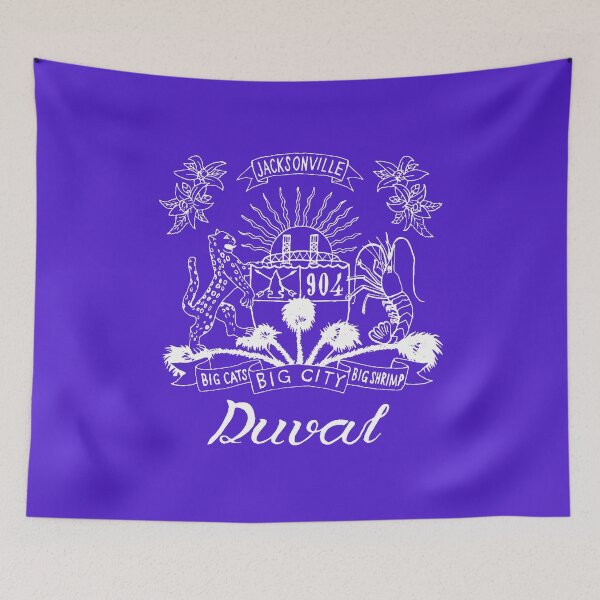 Item preview, Duval White Lettering on Purple designed and sold by DuvalCrest.