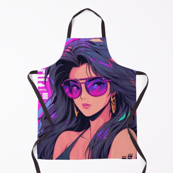 Item preview, 90s Anime Lauren in Miami: Embrace the Nostalgic Cool of a Sun-Drenched Adventure! designed and sold by RIAiCreations.