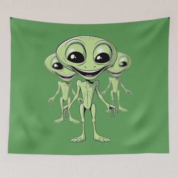 Item preview, Cartoon Alien - Green designed and sold by TLCPhotoArt.