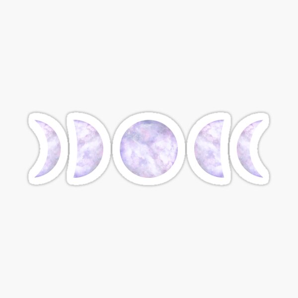 Lunar Phases // Pastel | Nikury Sticker