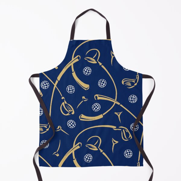 Item preview, Golf Driving ‘n Putting Pattern | Navy + Gold designed and sold by L Diane Johnson.