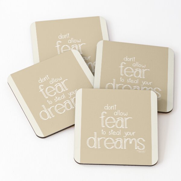 Item preview,  Dreams inspirational quote wall art designed and sold by Ella Scott.
