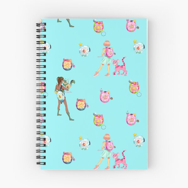 Item preview, nostalgic pet games and websites repeating pattern! blue bg designed and sold by Maysoulrose.
