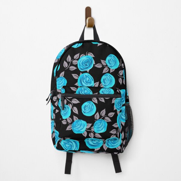 Item preview, Fantastic blue roses on black designed and sold by FlowerandDesing.