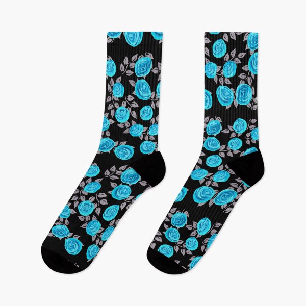 Item preview, Fantastic blue roses on black designed and sold by FlowerandDesing.