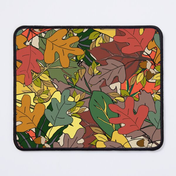 Item preview, Fall Leaves on cream background designed and sold by Colleen Macomber.