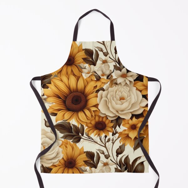 Item preview, Vintage Sunflower and Roses Pattern designed and sold by Beth Brink.