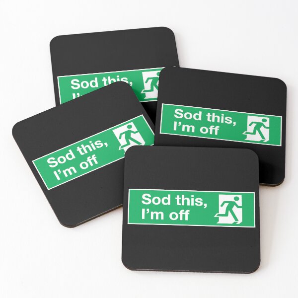 Item preview, Sod this, I'm off designed and sold by DesignByMH.