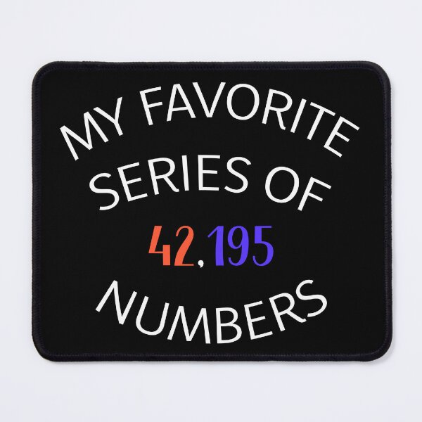 Item preview, My favorite series of numbers 42.195. Marathon. Gift idea designed and sold by jimagine.