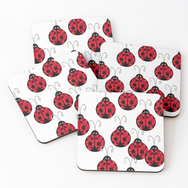 Item preview, One Ladybug Whimsical Insect Art designed and sold by Sharon Cummings Art.