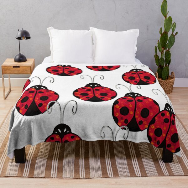 Item preview, One Ladybug Whimsical Insect Art designed and sold by Sharon Cummings Art.