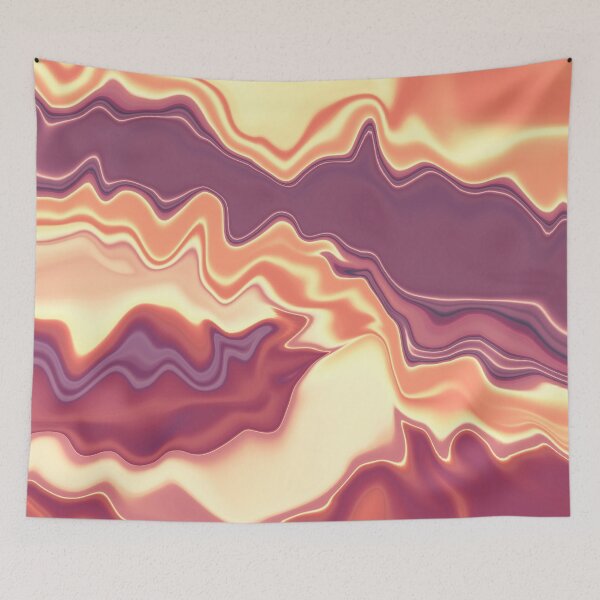 Item preview, Liquidity Swirling Liquid Lines and Swirley Shapes Contemporary Abstract 2 of 4 designed and sold by Beachy.