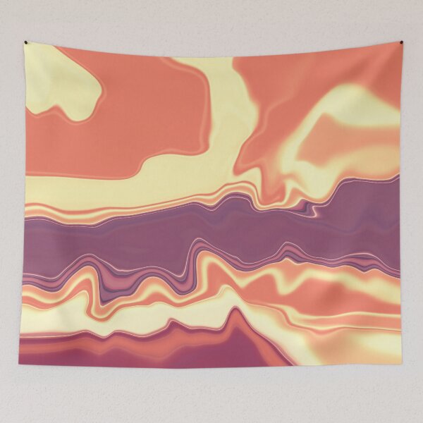 Item preview, Liquidity Swirling Liquid Lines and Swirley Shapes Contemporary Abstract 3 of 4 designed and sold by Beachy.