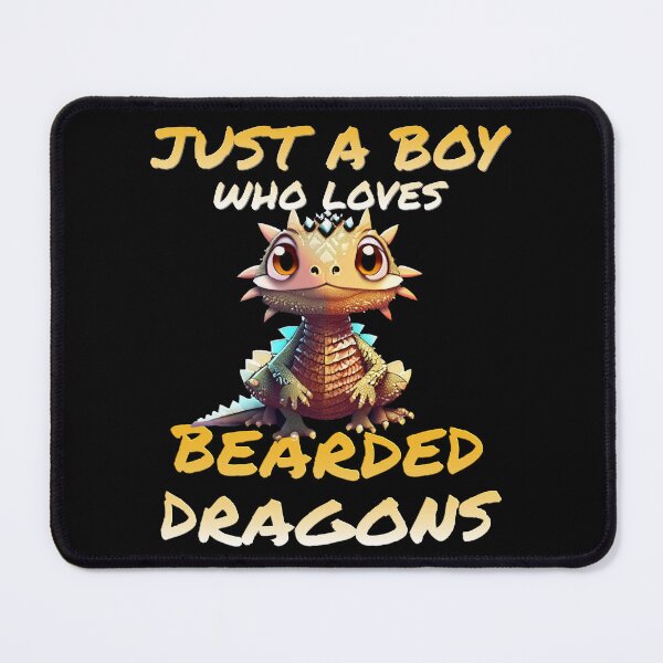 Item preview, Just A Boy Who Loves Bearded Dragons designed and sold by Sunmoonlove.