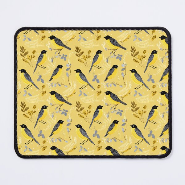 Item preview, Cute Yellow Bird, Bird, Pet, Animal, Cute Animal, Seamless, Animal Seamless, Pattern designed and sold by puppynpaw.