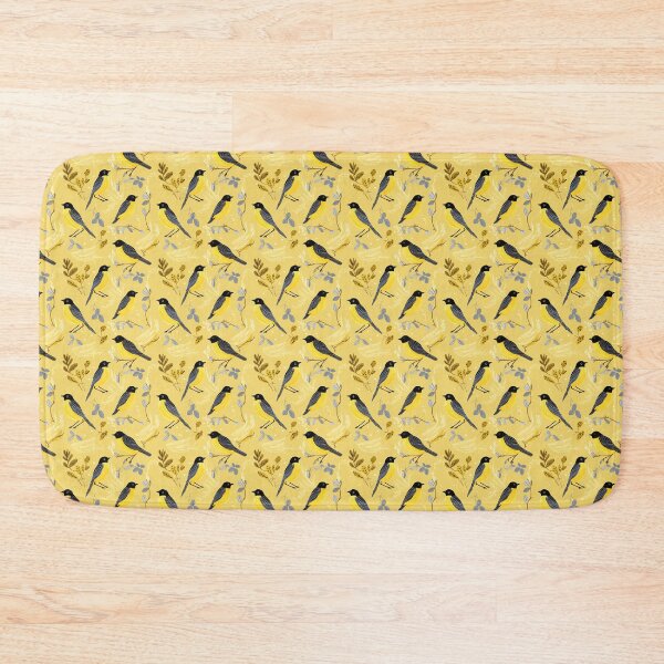 Item preview, Cute Yellow Bird, Bird, Pet, Animal, Cute Animal, Seamless, Animal Seamless, Pattern designed and sold by puppynpaw.