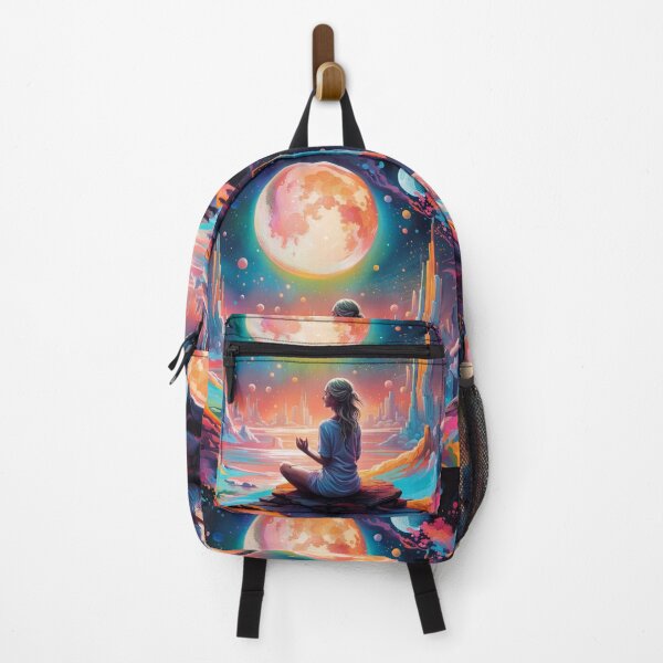 Item preview, Copy of Intergalactic meditation - Colorpop Edition - AI generated Art. designed and sold by TheMindfulExpat.