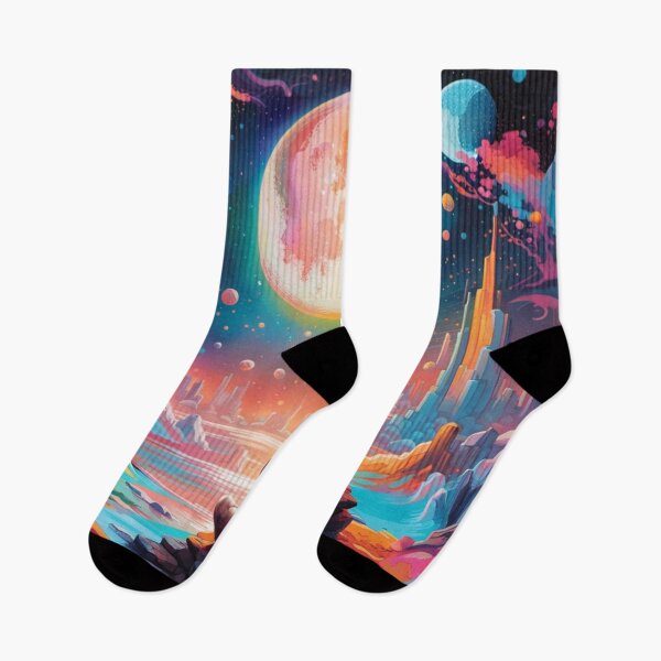 Item preview, Copy of Intergalactic meditation - Colorpop Edition - AI generated Art.  designed and sold by TheMindfulExpat.