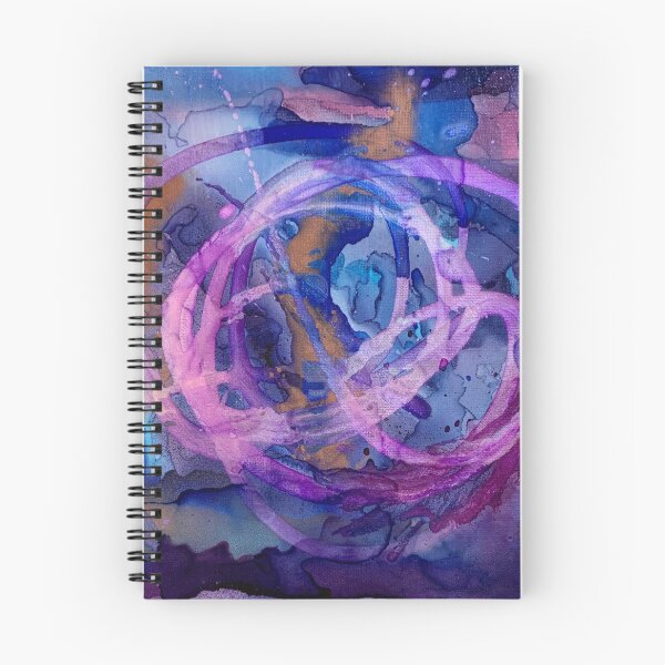 Item preview, Vital Seeds, Blue, purple, pink & white abstract alcohol ink art piece  designed and sold by IICents.