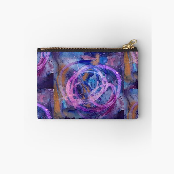 Item preview, Vital Seeds, Blue, purple, pink & white abstract alcohol ink art piece  designed and sold by IICents.