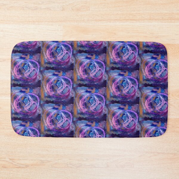 Item preview, Vital Seeds, Blue, purple, pink & white abstract alcohol ink art piece  designed and sold by IICents.