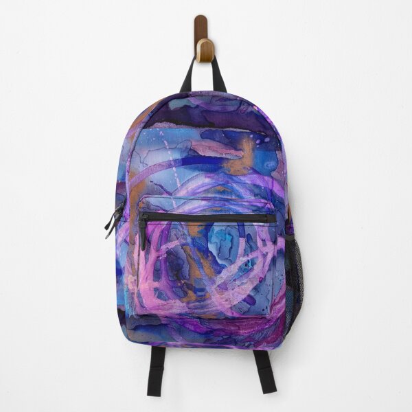 Item preview, Vital Seeds, Blue, purple, pink & white abstract alcohol ink art piece  designed and sold by IICents.