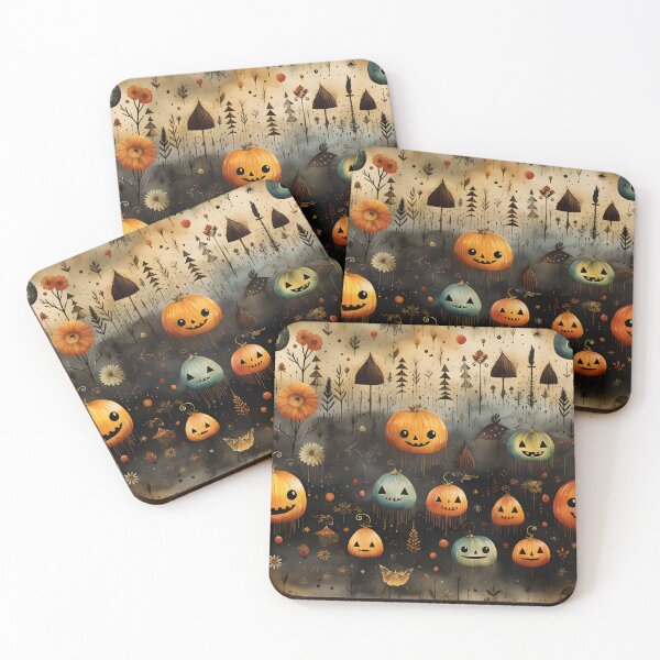 Item preview, Watercolor Pumpkins Capers - Halloween Theme designed and sold by Studio-Mind.