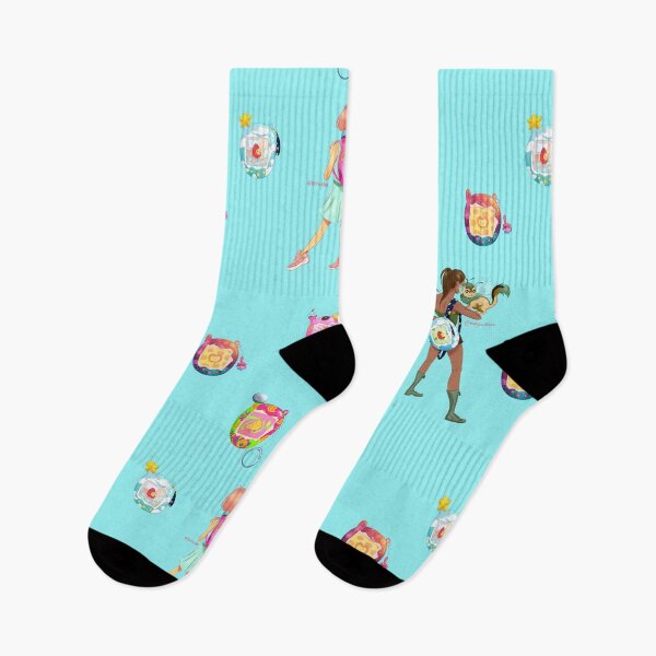 Item preview, nostalgic pet games and websites repeating pattern! blue bg designed and sold by Maysoulrose.