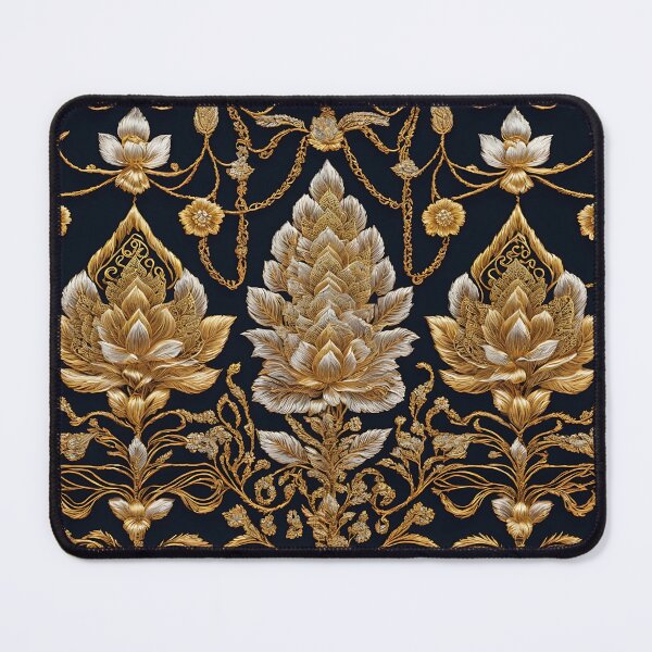 Item preview, Seamless patterns Khit is a traditional Thai embroidery technique that uses gold and silver threads to create intricate patterns on fabric. designed and sold by teerapol24.