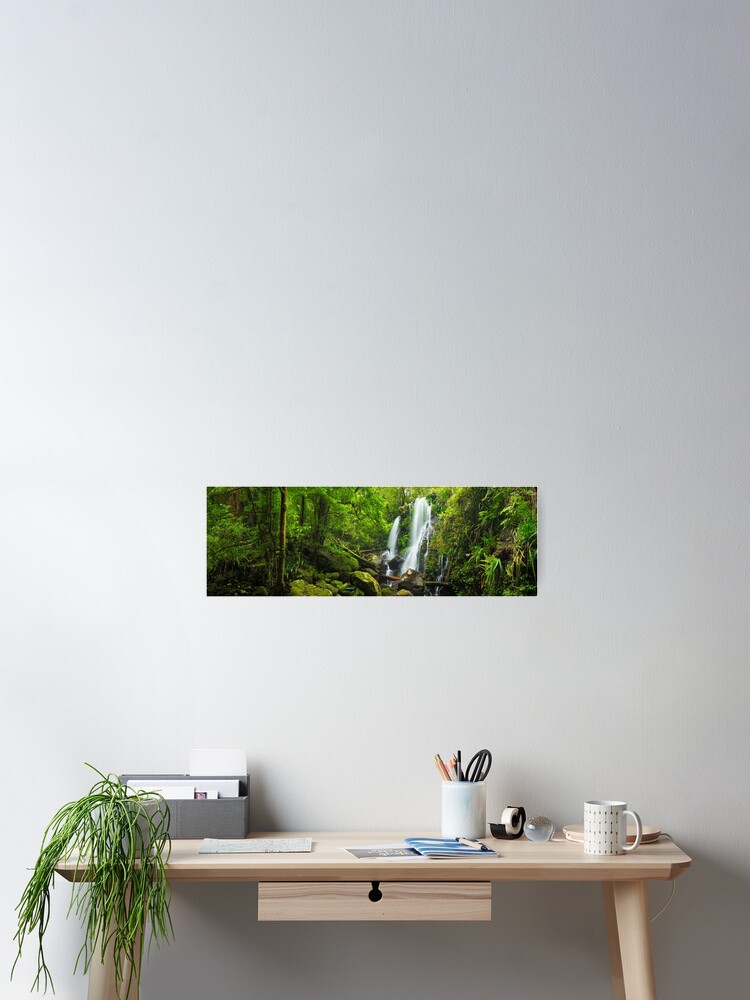 Thumbnail 2 of 3, Poster, Chalahn Falls, Lamington National Park, Queesland, Australia designed and sold by Chockstone.