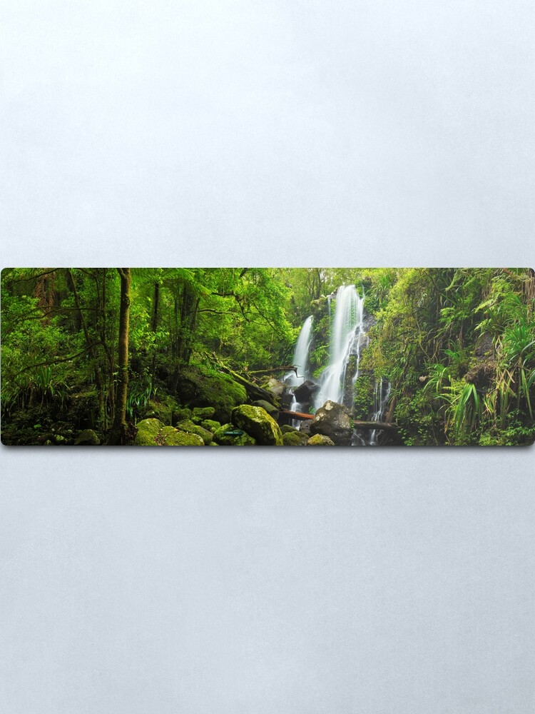 Alternate view of Chalahn Falls, Lamington National Park, Queesland, Australia Metal Print