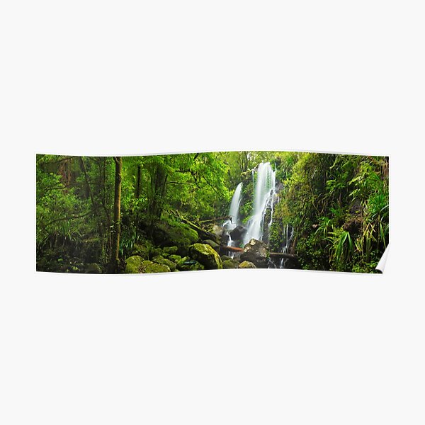 Chalahn Falls, Lamington National Park, Queesland, Australia Poster