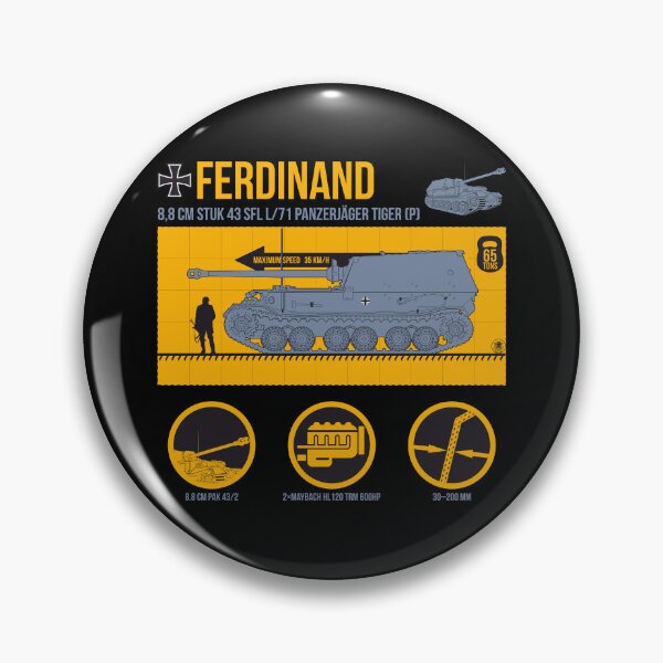 Item preview, Infographic German tank destroyer Ferdinand designed and sold by FAawRay.