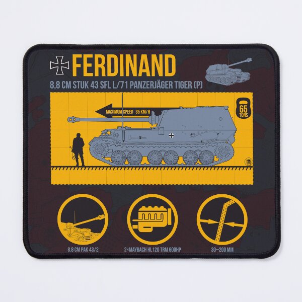Item preview, Infographic German tank destroyer Ferdinand designed and sold by FAawRay.