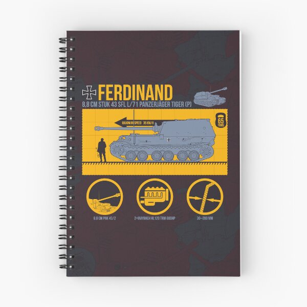 Item preview, Infographic German tank destroyer Ferdinand designed and sold by FAawRay.