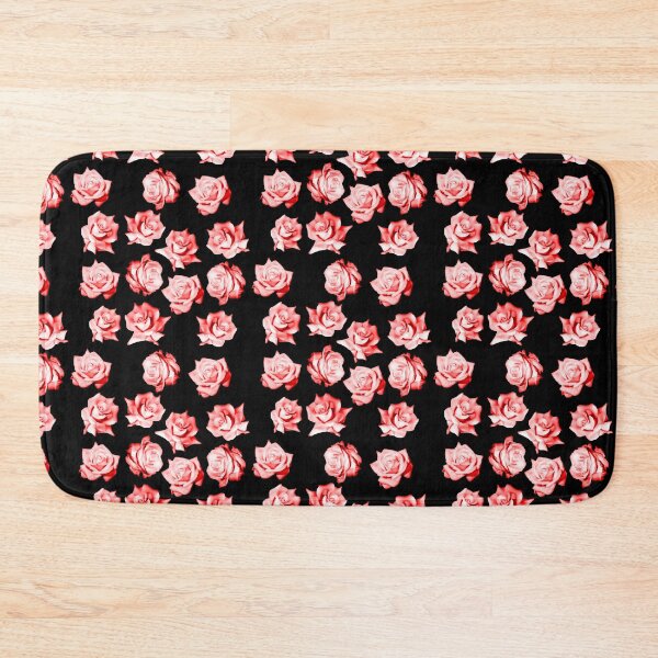 Item preview, Bright large roses on a black background designed and sold by FlowerandDesing.