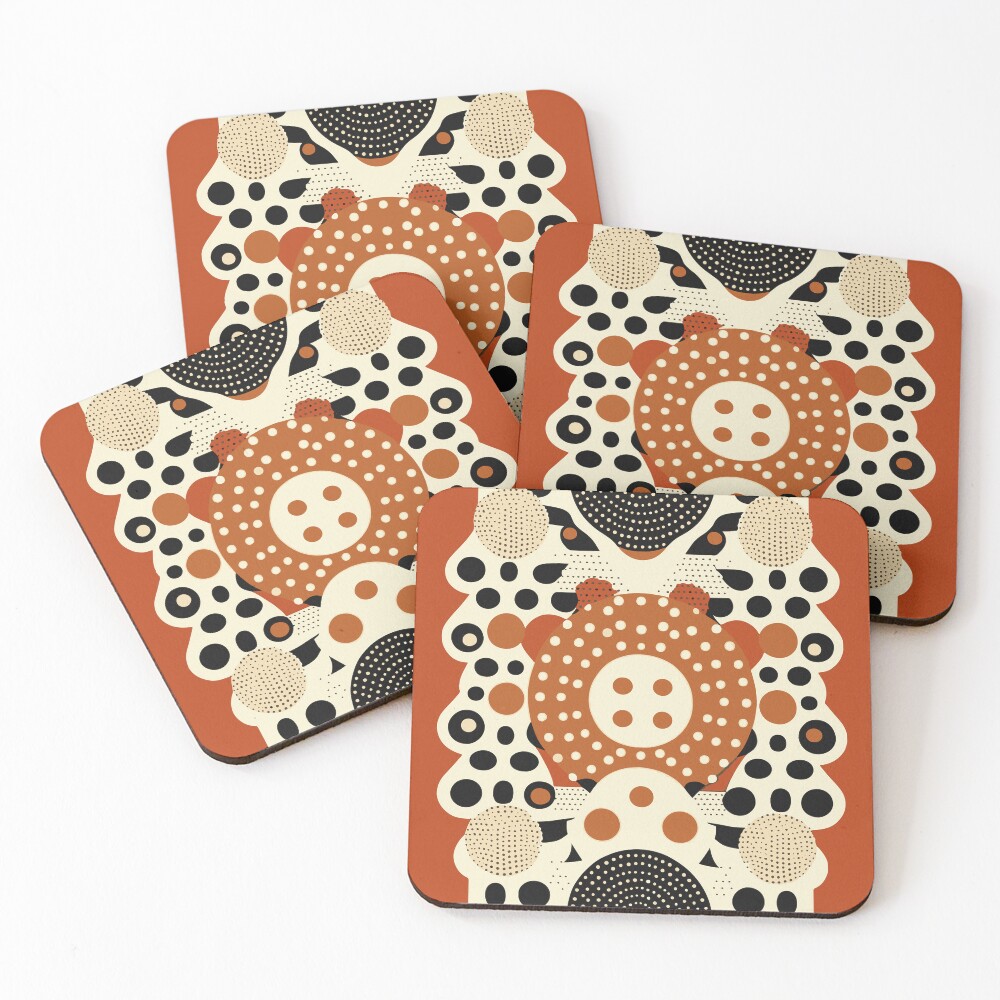 Item preview, Coasters (Set of 4) designed and sold by badbug.