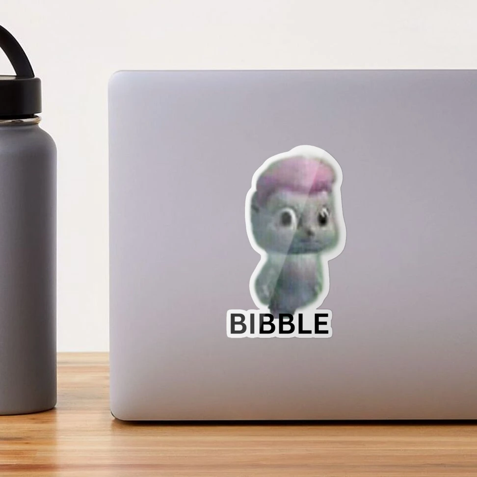 bibble meme side version Sticker for Sale by kronye