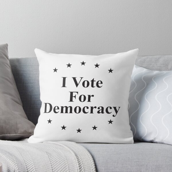 Item preview, I vote for democracy black designed and sold by Politics-Corner.