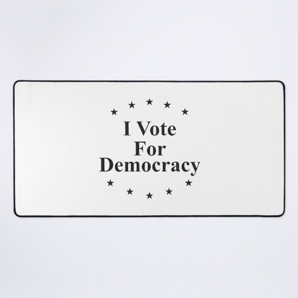 Item preview, I vote for democracy black designed and sold by Politics-Corner.
