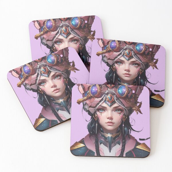 Item preview, Guerrero con armadura rosa designed and sold by Nomadlemontees.