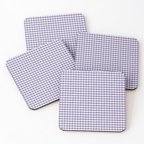 Item preview, Intense Ultra Violet purple  Gingham designed and sold by coverinlove.