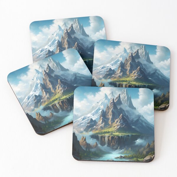 Item preview, Elevated Echoes: Surrealist Mountain Art designed and sold by Shirtastically.