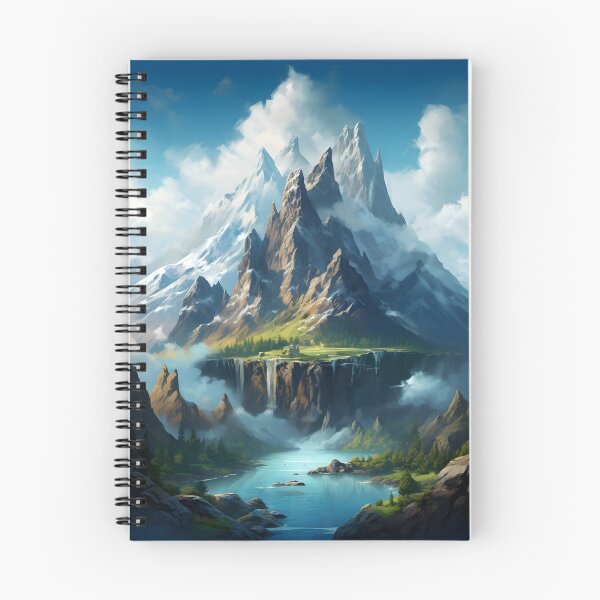 Item preview, Elevated Echoes: Surrealist Mountain Art designed and sold by Shirtastically.