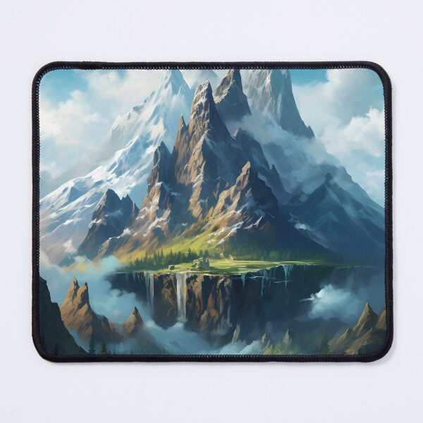 Item preview, Elevated Echoes: Surrealist Mountain Art designed and sold by Shirtastically.