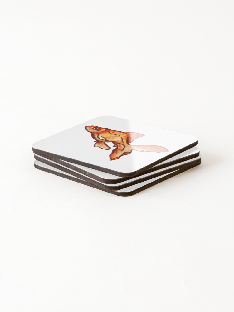 Thumbnail 4 of 5, Coasters (Set of 4), Goldfish designed and sold by Reeseworks.