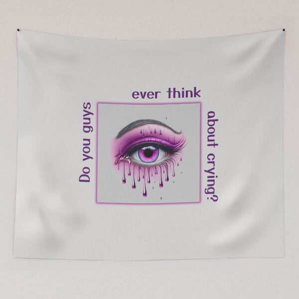 Item preview, Captivating Illustration: The Gaze of Hidden Emotions | Do you guys ever think about dying designed and sold by ImgntnMonster.