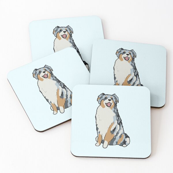 Item preview, australian shepherd illustration  designed and sold by Mayarart.