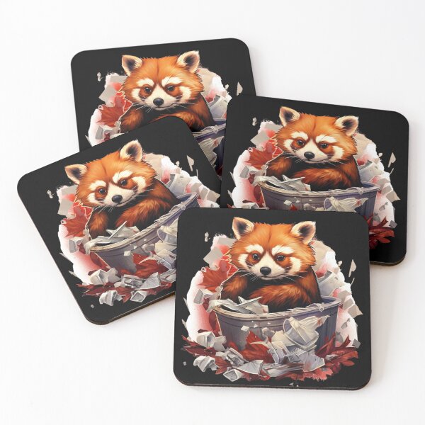 Item preview, Red Panda In Trash Cute Red Panda designed and sold by ArtFromBeyond.
